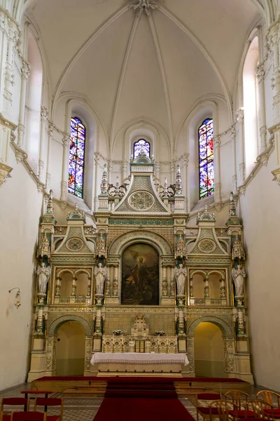 Iglesia San Laszlo Interior Con Casi Toda Decoración Por Cerámica —  Fotos de Stock