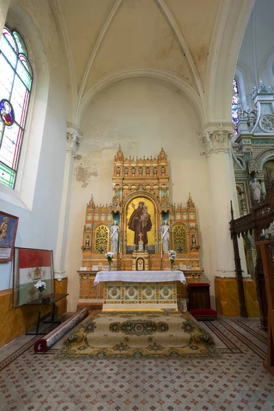 Igreja Laszlo Interior Com Quase Toda Decoração Por Cerâmica Tipo — Fotografia de Stock