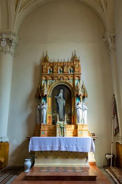 Igreja Laszlo Interior Com Quase Toda Decoração Por Cerâmica Tipo — Fotografia de Stock