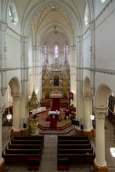 Iglesia San Laszlo Interior Con Casi Toda Decoración Por Cerámica —  Fotos de Stock