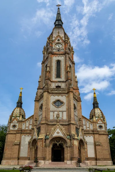 Buitenste Arthitectuur Van Laszlo Kerk Bijna Alle Decoratie Door Keramiek — Stockfoto