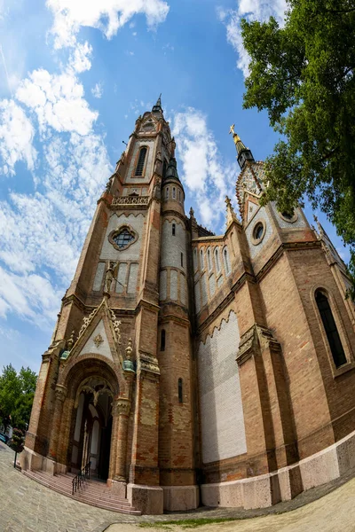 Aritectura Externa Iglesia San Laszlo Casi Toda Decoración Por Cerámica — Foto de Stock