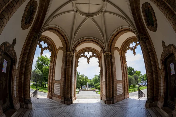 Boedapest Hongarije Jun 2019 Kerk Van Laszlo Vanaf Klokkentoren Uitzicht — Stockfoto
