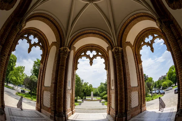 Boedapest Hongarije Jun 2019 Kerk Van Laszlo Vanaf Klokkentoren Uitzicht — Stockfoto