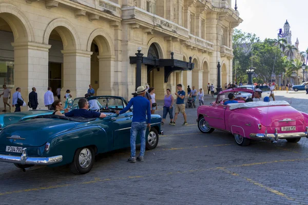 Avana Cuba Feb 2019 Auto Epoca Classiche Americane Condizioni Restaurate — Foto Stock