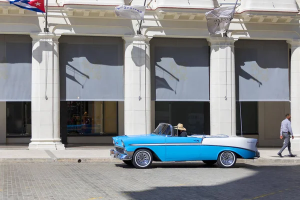 Havana Cuba Feb 2019 Vintage Classic American Cars Restored Condition — Stock Photo, Image