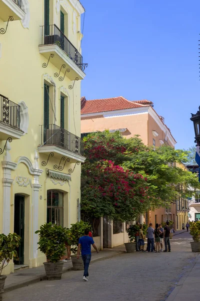 Havanna Kuba Februar 2018 Unbekannte Town Und Diesem Viertel Alt — Stockfoto