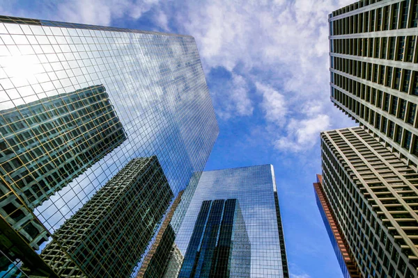 Vista Del Centro Calgary Con Grattacieli Canada — Foto Stock