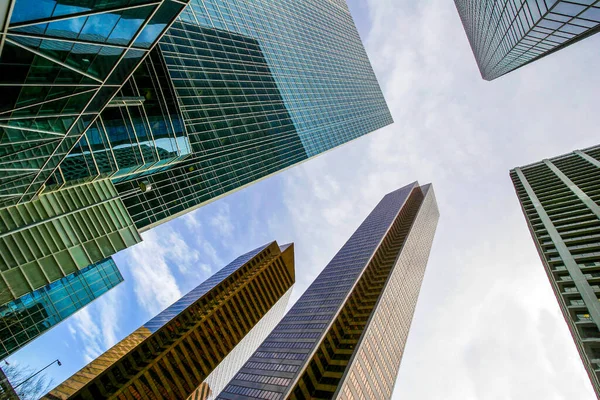 Uitzicht Calgary Centrum Met Wolkenkrabbers Canada — Stockfoto