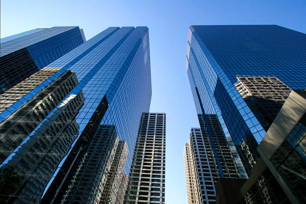 Vista Del Centro Calgary Con Grattacieli Canada — Foto Stock