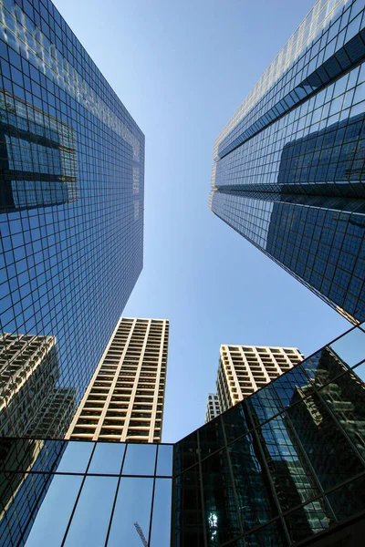 Vue Centre Ville Calgary Avec Des Gratte Ciel Canada — Photo