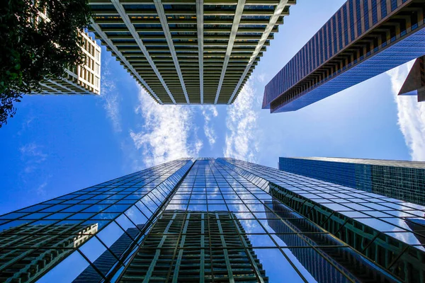 Blick Auf Calgarys Innenstadt Mit Wolkenkratzern Kanada — Stockfoto