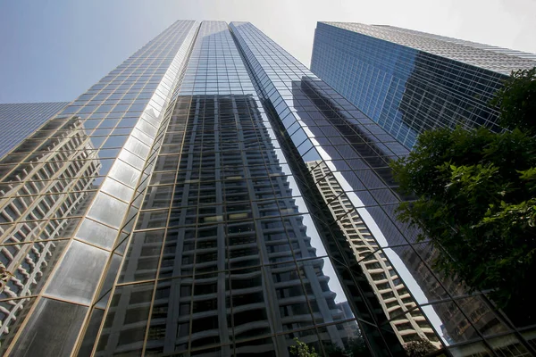 Vista Del Centro Calgary Con Rascacielos Canadá — Foto de Stock