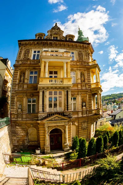 Karlsbad Tschechische Republik August 2019 Berühmte Stadt Westböhmen Nicht Nur — Stockfoto