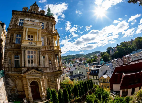 Karlovy Vary República Tcheca Agosto 2019 Famosa Cidade Oeste Boêmia — Fotografia de Stock