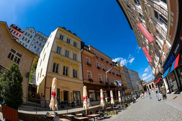 Karlsbad Tschechische Republik August 2019 Berühmte Stadt Westböhmen Nicht Nur — Stockfoto