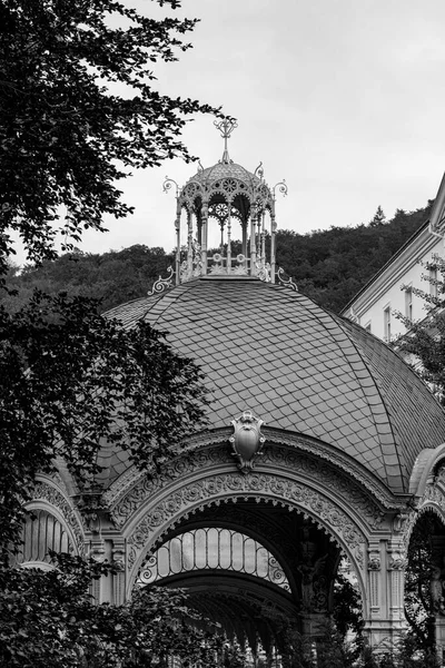Karlovy Vary République Tchèque Août 2019 Célèbre Ville Bohême Occidentale — Photo