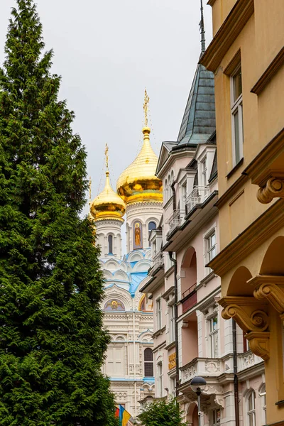 Karlovy Vary Check Temsilcisi Ağustos 2019 Batı Bohemya Ünlü Bir — Stok fotoğraf