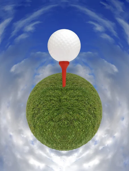 Golfers paradijs planeet — Stockfoto