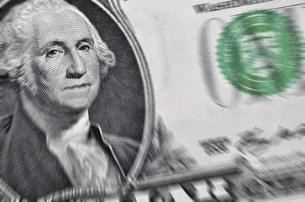 Focus on US dollar bill — Stock Photo, Image