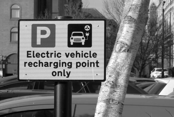 Elektrik araç Recharging nokta işareti