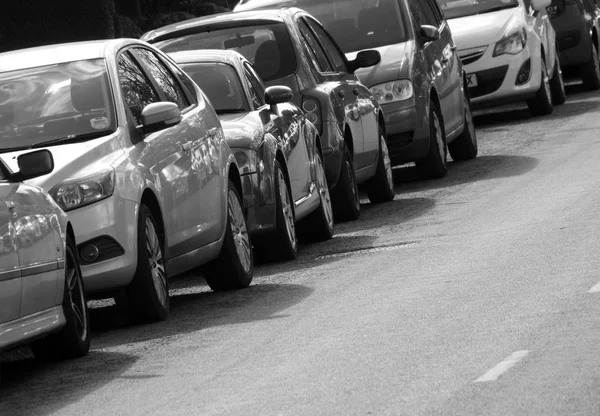 On street parking — Stock Photo, Image