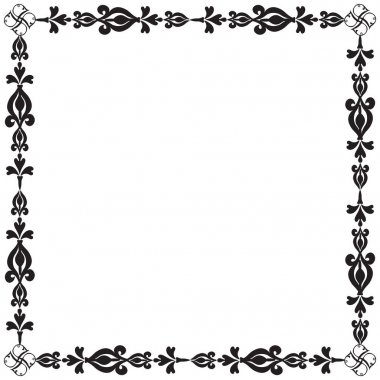 Siyah fotoğraf çerçevesi