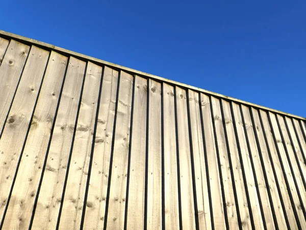 木製のフェンス パネル — ストック写真