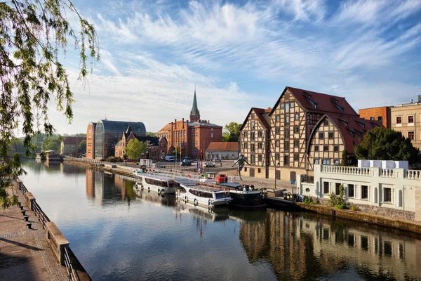 City of Bydgoszcz, Lengyelország — Stock Fotó