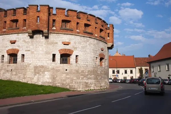 Wawel Royal Castle Fortification in Krakow — Stock Photo, Image