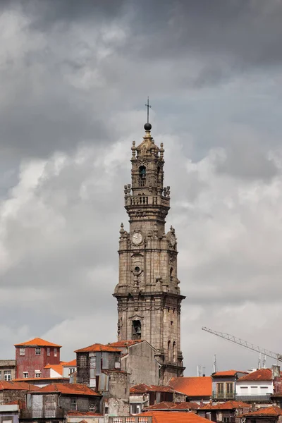 Clerigos Church Bell Tower in Porto — Stock Photo, Image