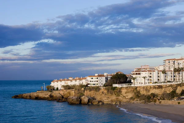 Město Nerja ve Španělsku na Costa del Sol — Stock fotografie