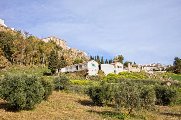 Stadt Ronda und andalusische Landschaft — Stockfoto