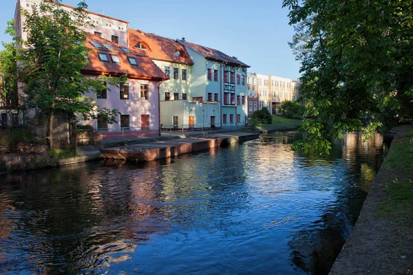 Bydgoszcz nehir manzarası — Stok fotoğraf