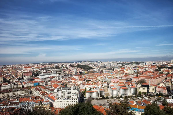 Uitzicht over de stad van Lissabon in portugal — Stockfoto