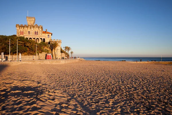 Tamariz Beach in Estoril at Sunset — Stock Photo, Image
