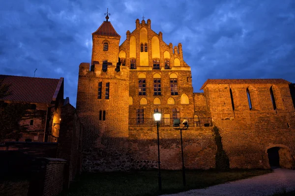 Citizen Court by Night in Torun — Stock Photo, Image