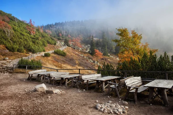 Munții Karkonosze Peisaj de toamnă — Fotografie, imagine de stoc