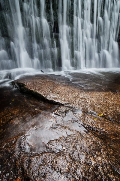 Dziki wodospad w Karpaczu — Zdjęcie stockowe