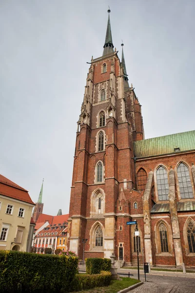Catedral de San Juan Bautista en Wroclaw — Foto de Stock