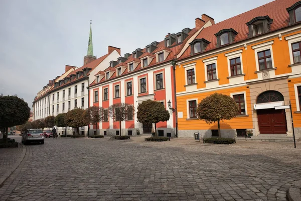 Calle Katedralna en Ostrow Tumski en Wroclaw —  Fotos de Stock