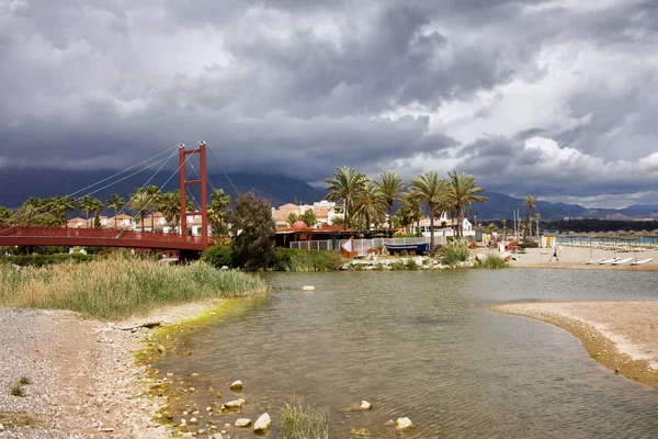 Rio Verde in Marbella at Costa del Sol in Spain — Stock Photo, Image
