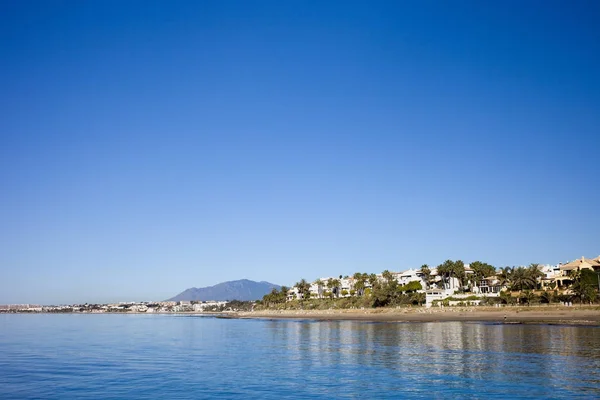 Marbella City Skyline on Costa del Sol — Zdjęcie stockowe