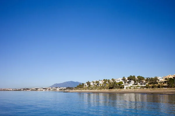 Marbella City Skyline on Costa del Sol — Stock Photo, Image