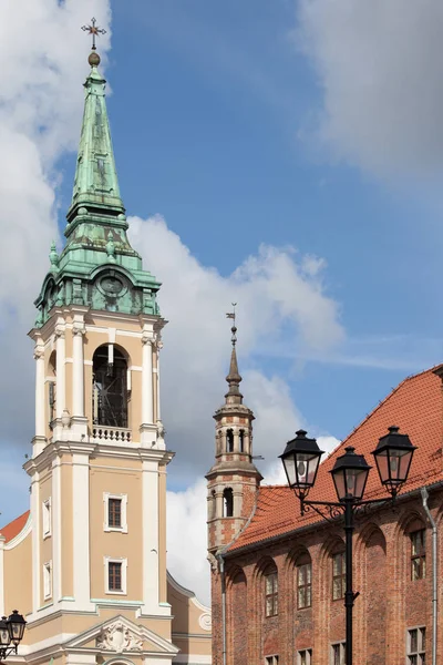 Torun történelmi építészet — Stock Fotó