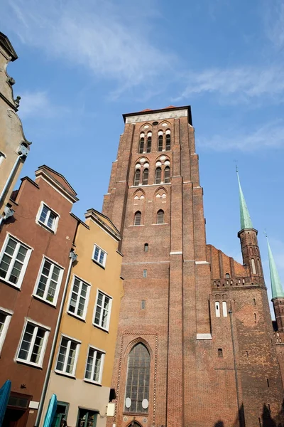 St. Mary Kilisesi, Gdansk 'ta. — Stok fotoğraf