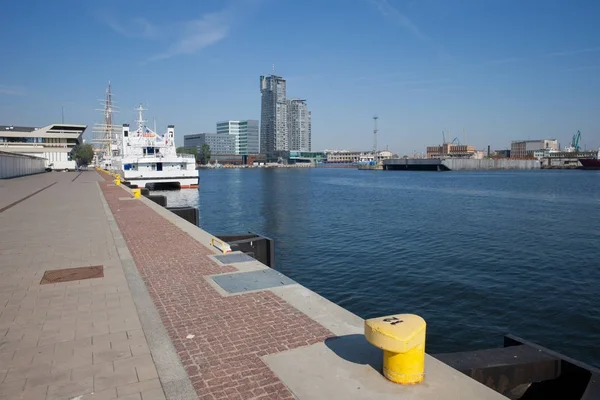 Jižní molo Baltského moře v Gdyni — Stock fotografie