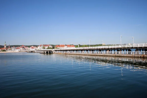 Sopot Pier op de Oostzee in Polen — Stockfoto