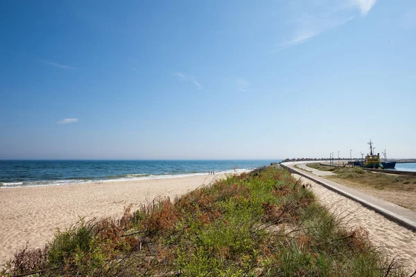 Wladyslawowo Beach'te Baltık Denizi — Stok fotoğraf