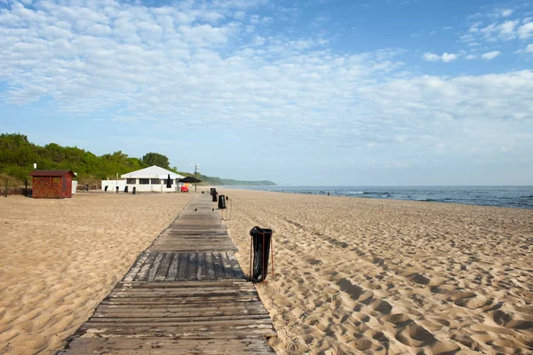 Plaża we Władysławowie — Zdjęcie stockowe